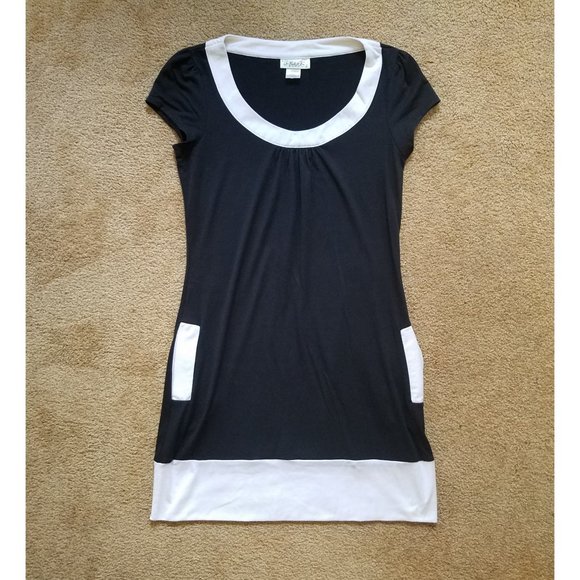 Belle Du Jour Black Dress Size Large - Picture 11 of 11